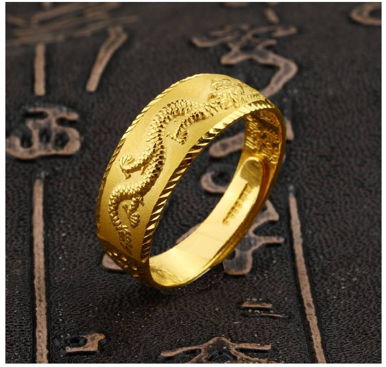 メンズアクセサリー 昇龍の誉れ 立体彫刻リング
