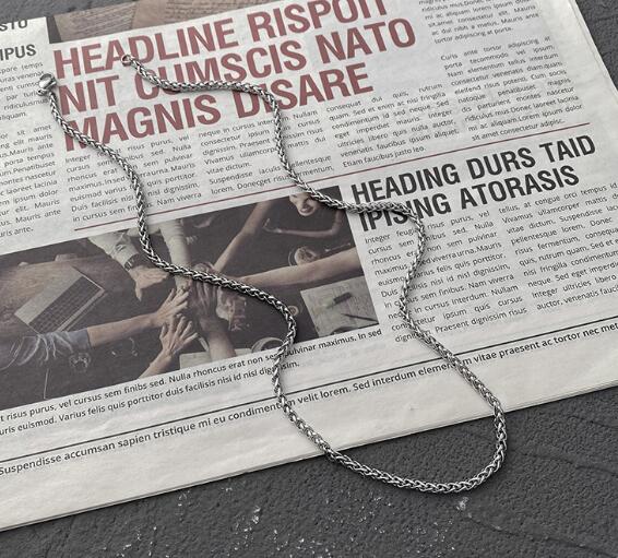 メンズアクセサリー メンズ シルバー チェーン ネックレス 細身