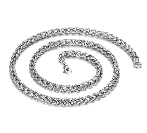 メンズアクセサリー メンズ シルバー チェーン ネックレス 細身