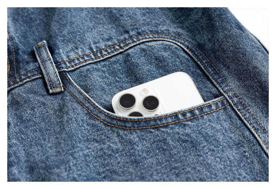 メンズデニムパンツ メンズワイドデニムパンツ ストリート系ゆったりボトムス