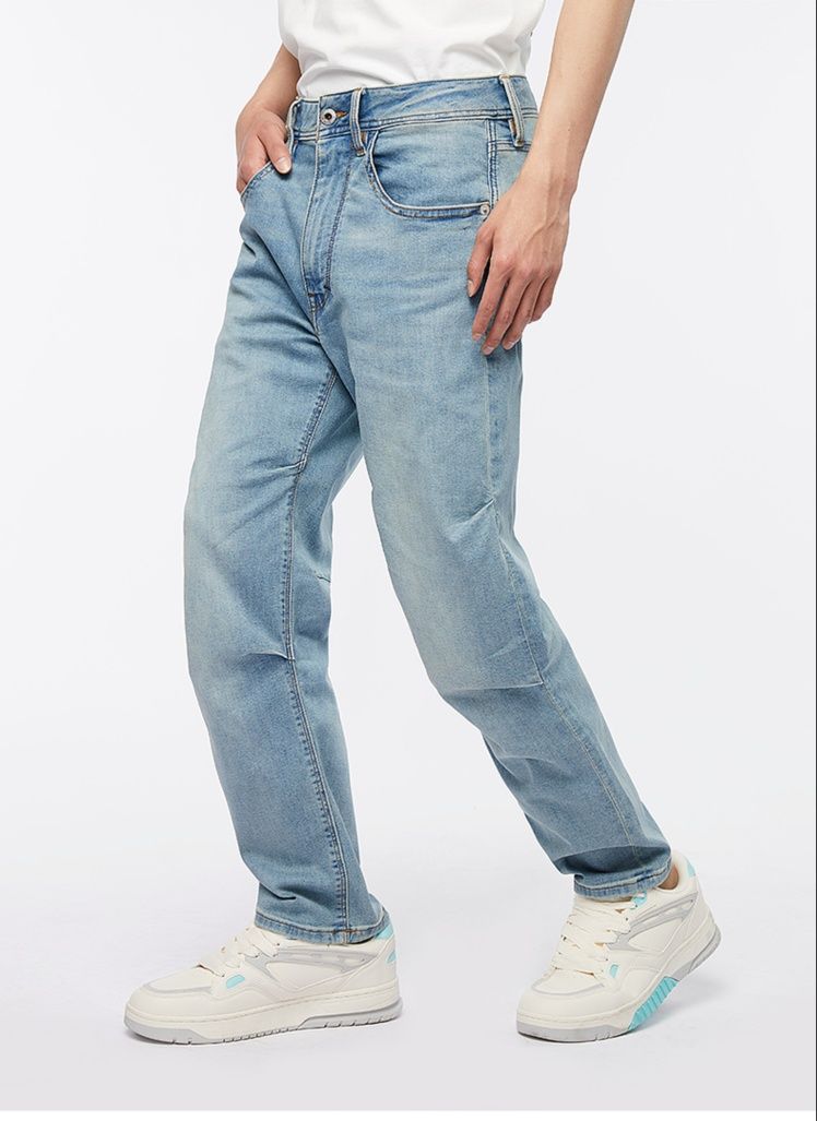 デニムパンツメンズ ワイド ゆったりシルエットデニムパンツ