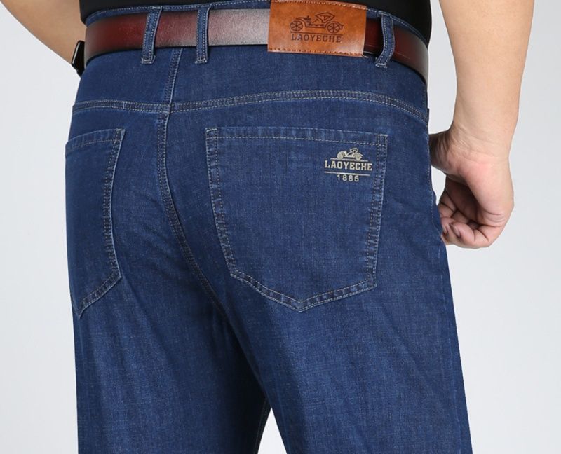 デニムパンツメンズ ストレッチ 夏の涼感ストレッチデニム