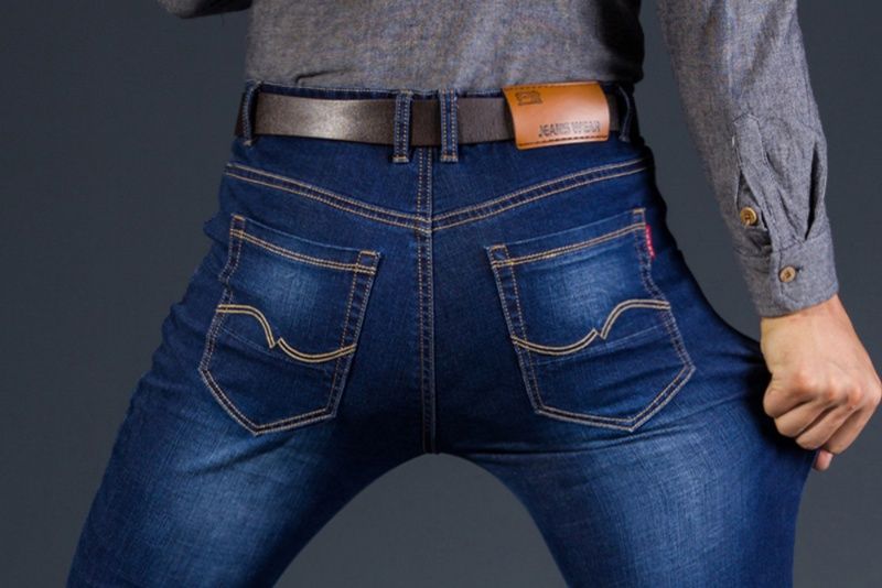 デニムパンツメンズ ストレッチ 三倍伸縮デニム快適ストレッチパンツ