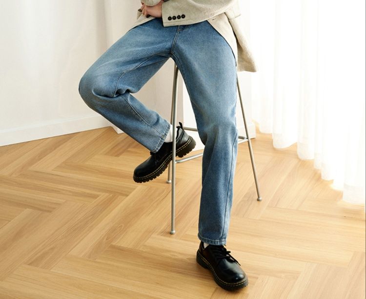 デニムパンツメンズ テーパード 涼感テーパードデニムパンツ