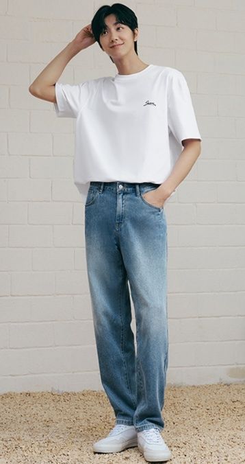 デニムパンツメンズ テーパード 涼感テーパードデニムパンツ