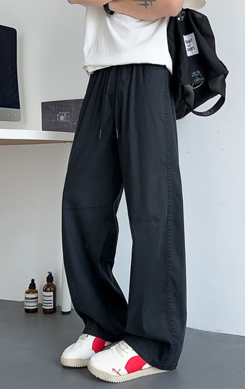 デニムパンツメンズ バギー アシンメトリーデザインバギーパンツ