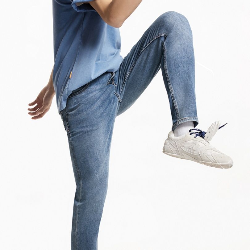 デニムパンツメンズ ストレッチ 動きやすさ抜群