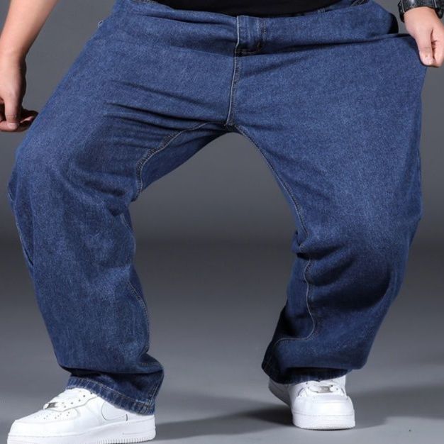 デニムパンツメンズ ストレッチ ゆったりシルエット