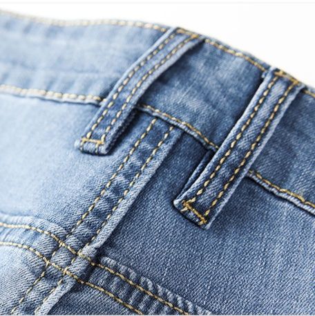 デニムパンツメンズ 七分丈ストレッチデニム