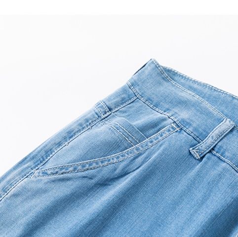 デニムパンツメンズ しなやかフィットストレートデニム