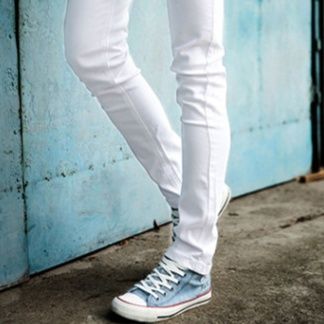 デニムパンツメンズ すっきり美脚デニムテーパードパンツ