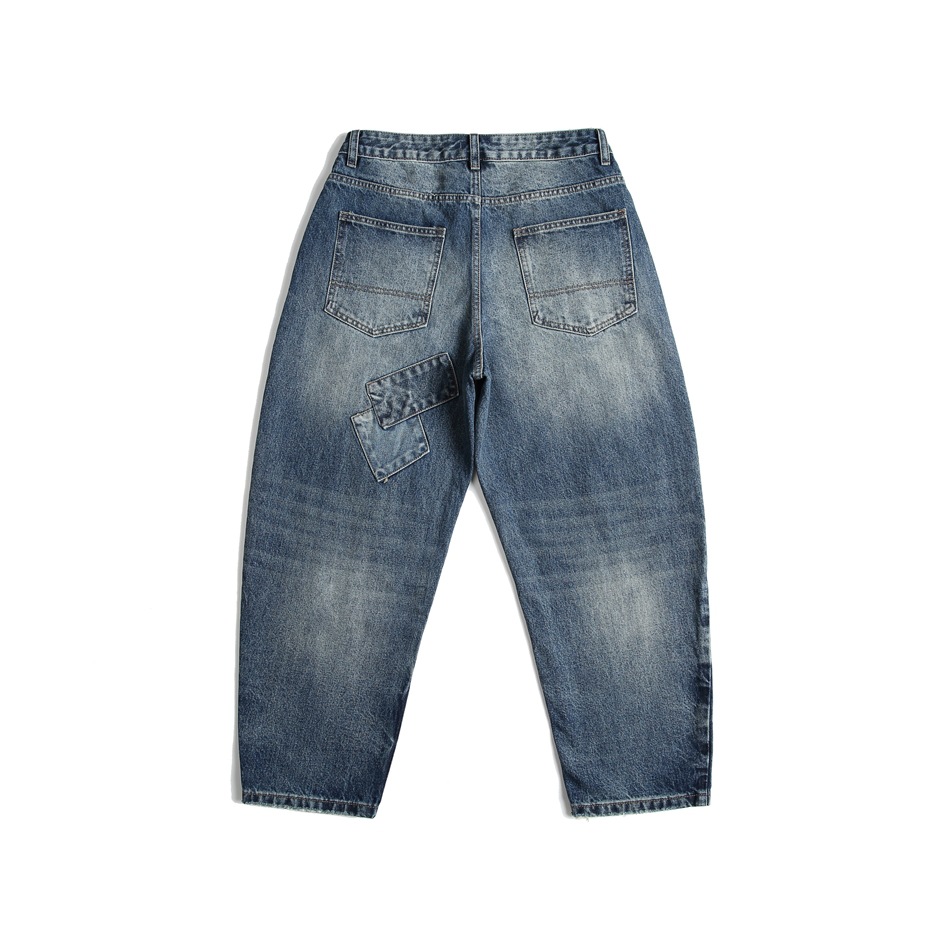 メンズデニムパンツ メンズダメージ加工デニムパンツ秋冬新作