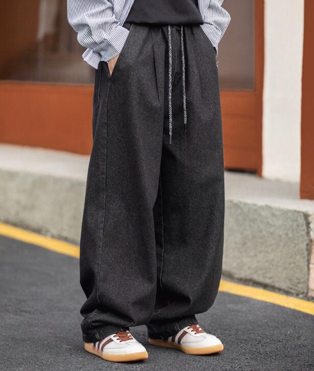 メンズデニムパンツ メンズ デニム ワイドパンツ 2025春新作 ゆったり