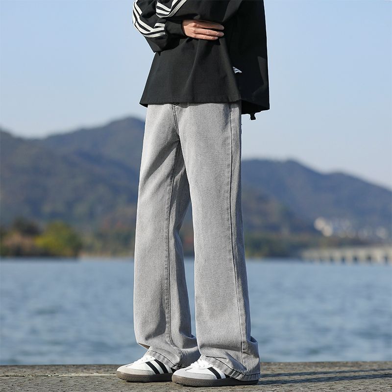 メンズデニムパンツ 裾広がりが美しいメンズデニムブーツカットパンツ