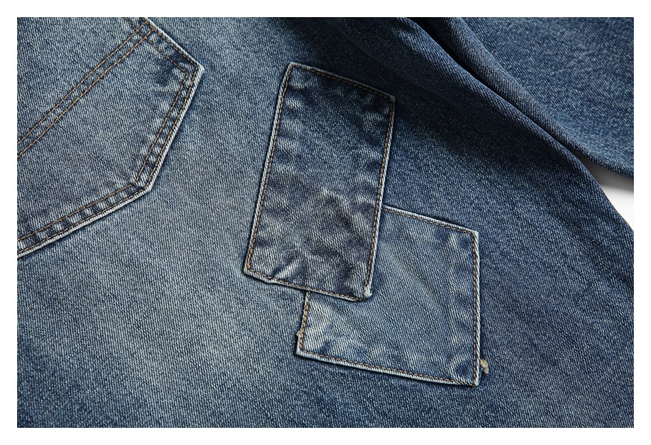 メンズデニムパンツ メンズダメージ加工デニムパンツ秋冬新作