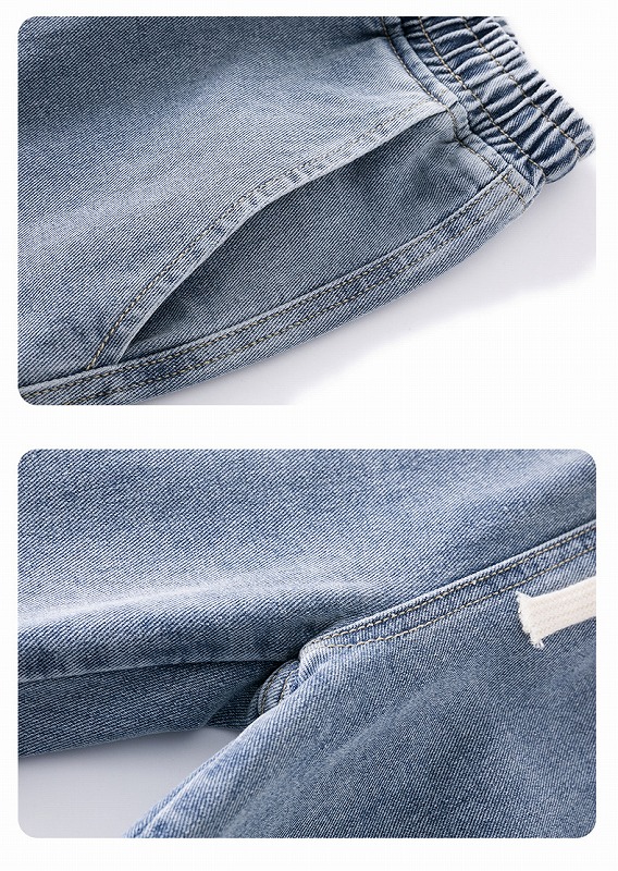 メンズデニムパンツ ワイドストレート ジーンズ 全7色