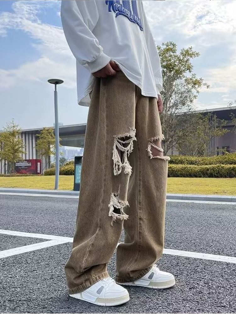 デニムパンツメンズ ダメージ ヴィンテージダメージスキニーデニム