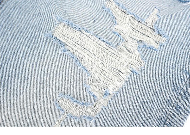 メンズデニムパンツ メンズ ダメージ加工 デニムパンツ ワイド ストリート系