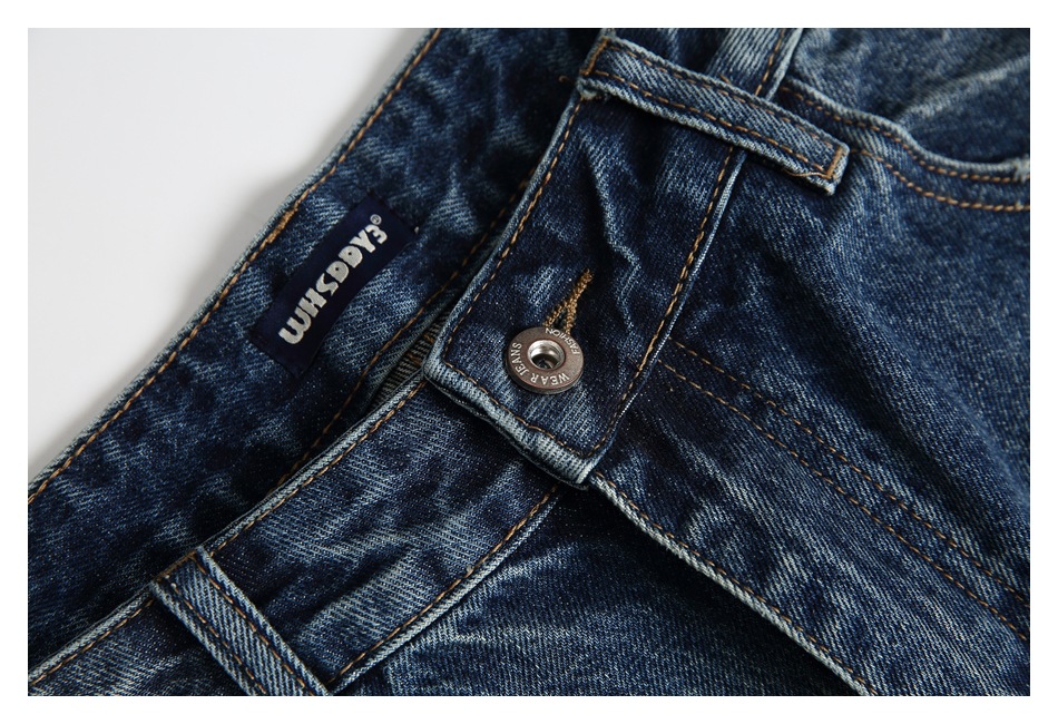 メンズデニムパンツ メンズダメージ加工デニムパンツ秋冬新作