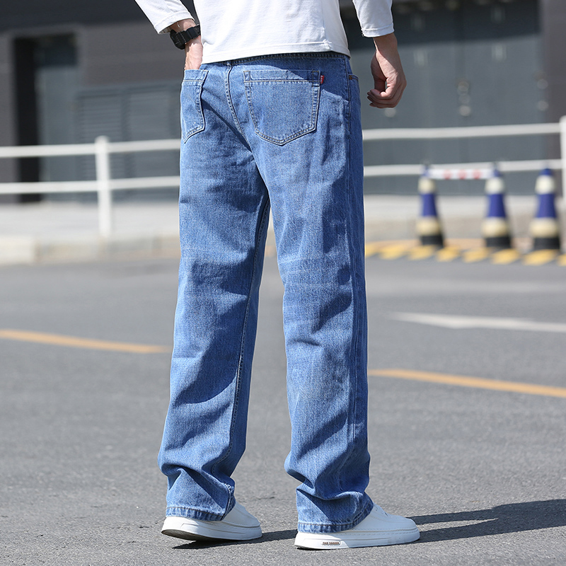 デニムパンツメンズ ワイド ゆったりシルエット デニムワイドパンツ