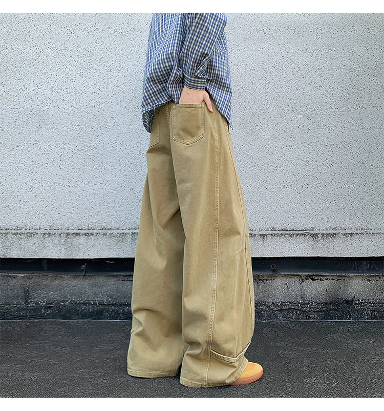 メンズデニムパンツ ワイド ストリート系 秋冬 全2色