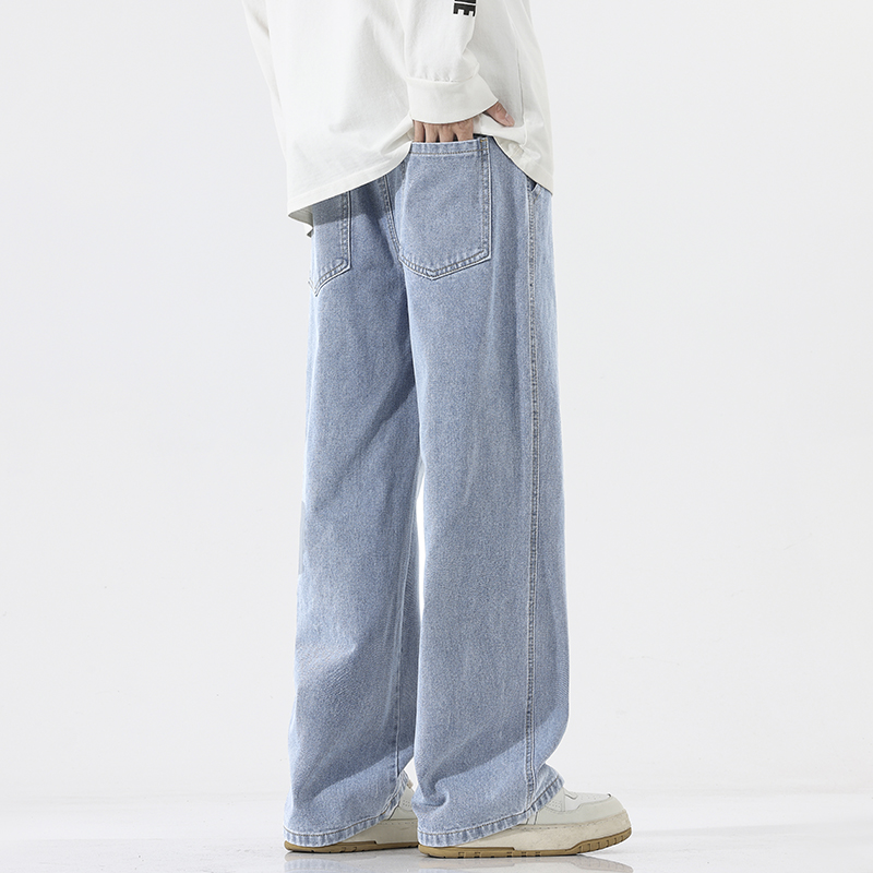 デニムパンツメンズ バギー ゆったりリラックスデニムパンツ