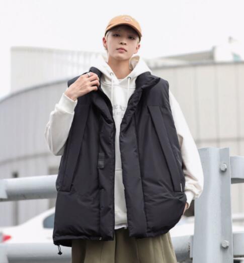 メンズダウン  秋冬ダウンベスト防寒軽量