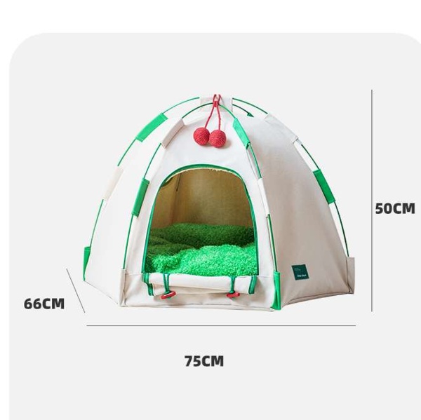猫ベッド 涼やか猫テント 夏のお昼寝ハウス