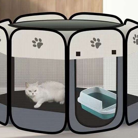 猫ベッド 全景透視型ペット遊戯スペース