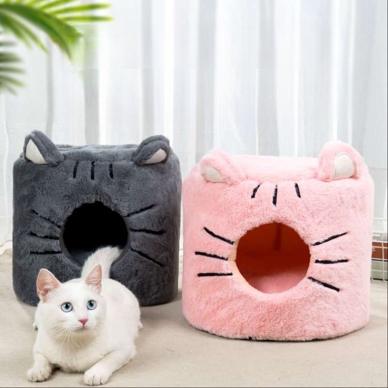 猫ベッド もこもこ猫ハウス 冬用ペットベッド