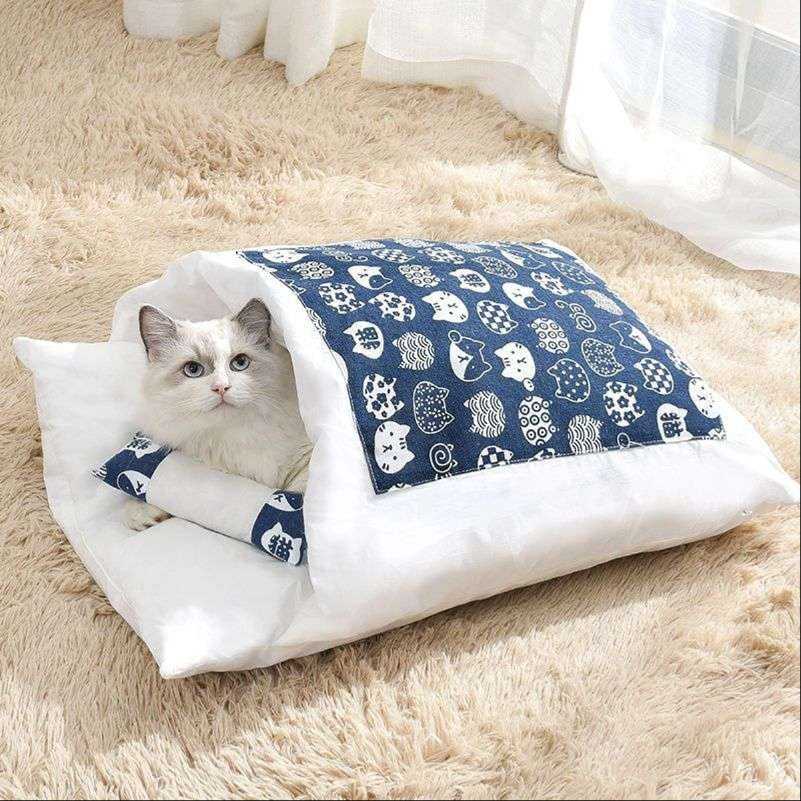 愛猫と布団で寝かしたい！布団タイプの猫ベッド5選