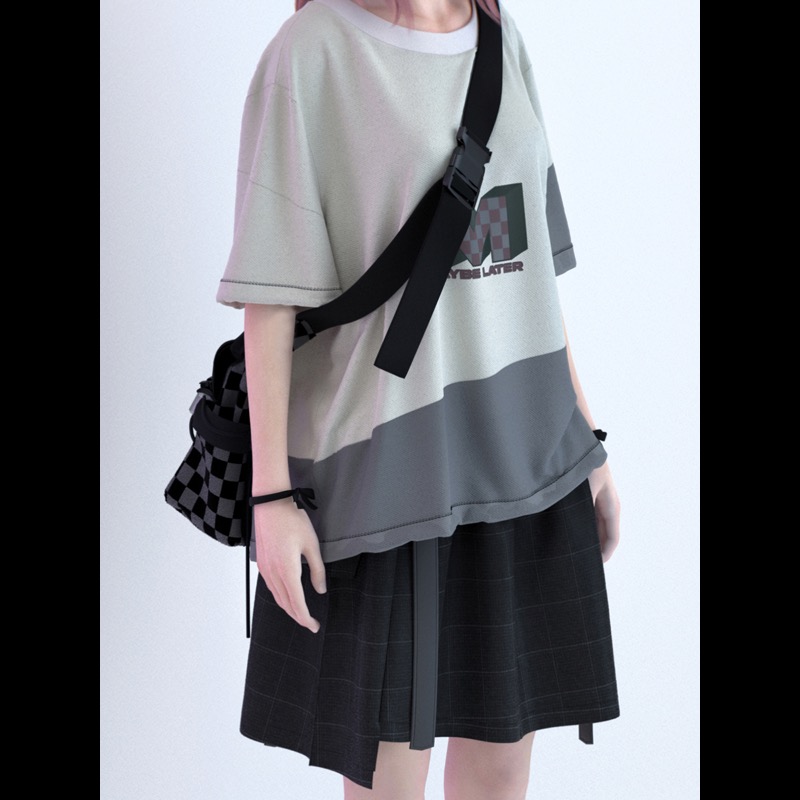メッセンジャーバッグ 女性用 市松模様 ショルダーバッグ