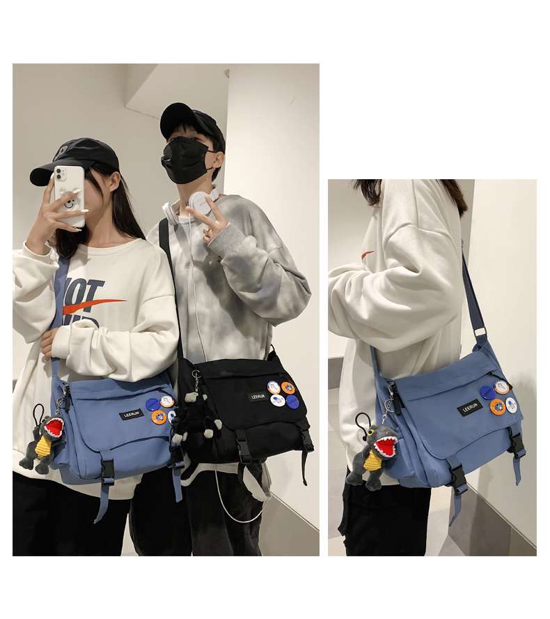 ポケット付きアーバンメッセンジャーバッグ