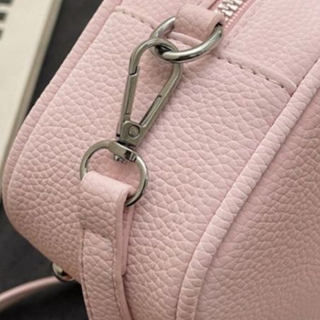 ミニバッグ 型押し合成皮革ボストン型ミニバッグ