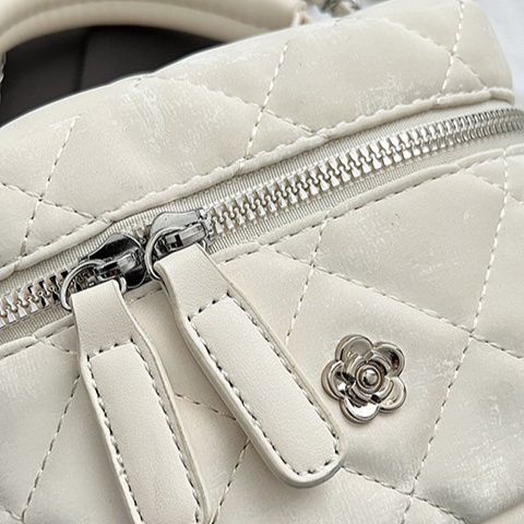 ミニバッグ キルティングステッチ台形ミニショルダーバッグ