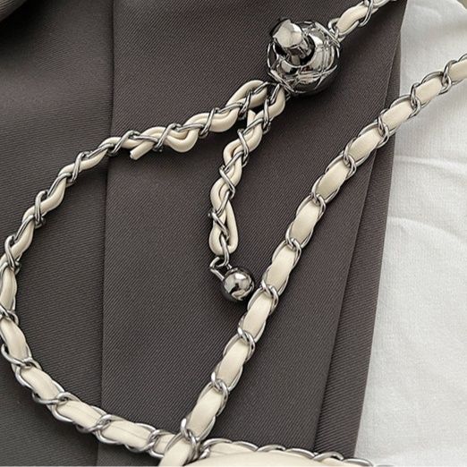 ミニバッグ キルティングステッチ台形ミニショルダーバッグ