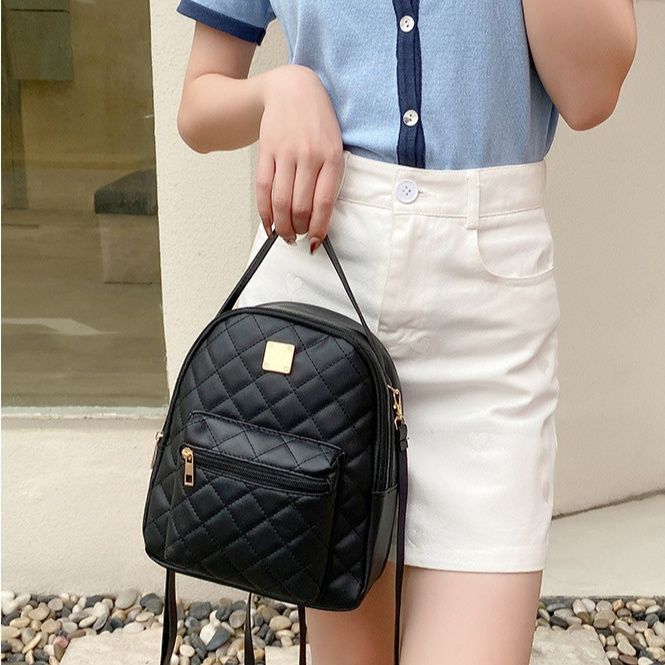 ミニバッグ キルティング加工ミニリュックサック