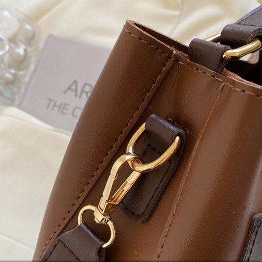 ミニバッグ 配色切り替えバイカラーハンドルミニバッグ