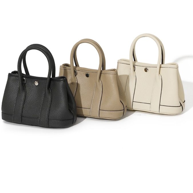 ミニバッグ 高級感漂う上質牛革トートミニバッグ