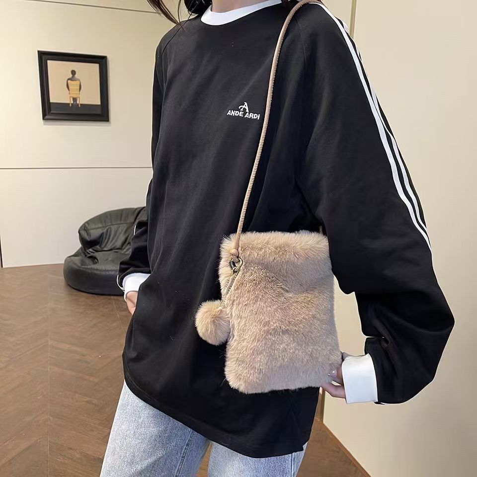 ミニバッグ ふわもこファー ミニショルダーバッグ