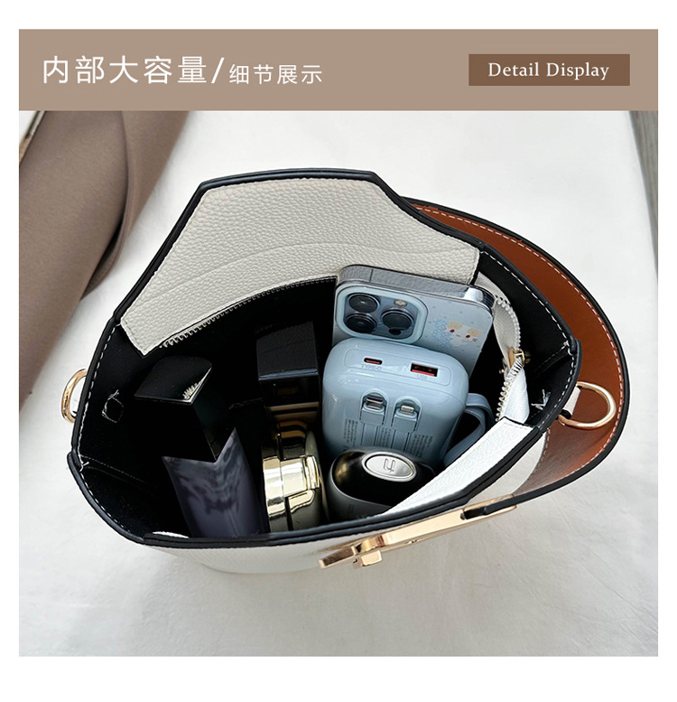 ミニバッグ 六角形バケツ型ミニショルダー