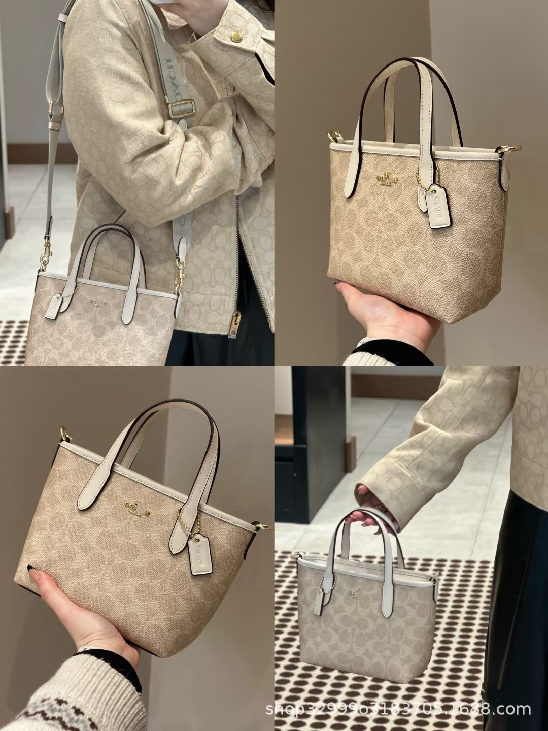 ミニバッグ 高級モノグラム ミニトートバッグ
