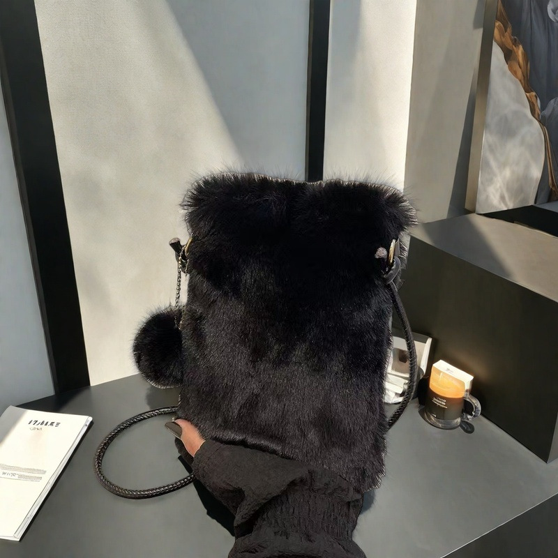 ミニバッグ ふわもこファー ミニショルダーバッグ