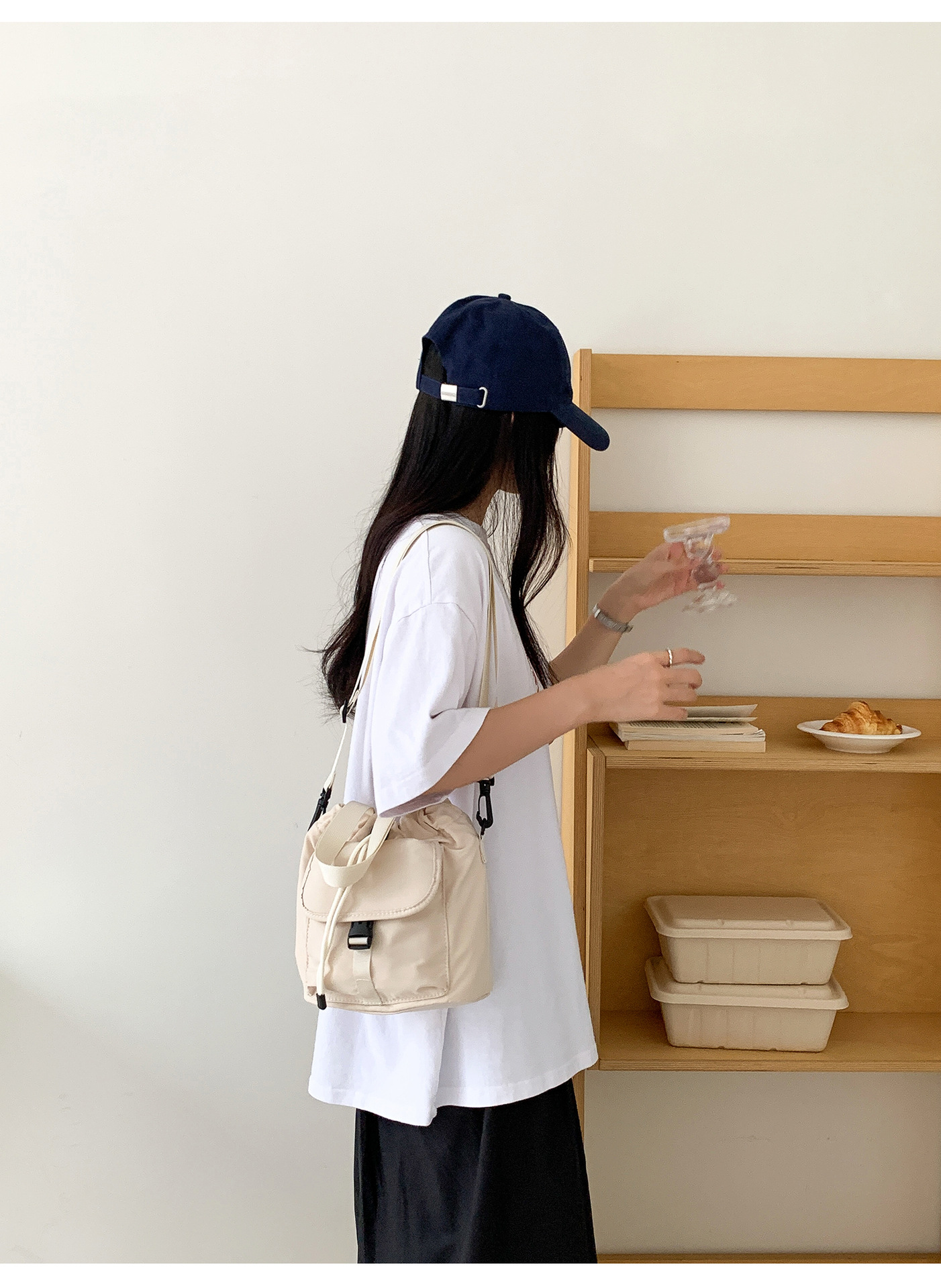 ミニバッグ 多用途巾着ミニバッグ