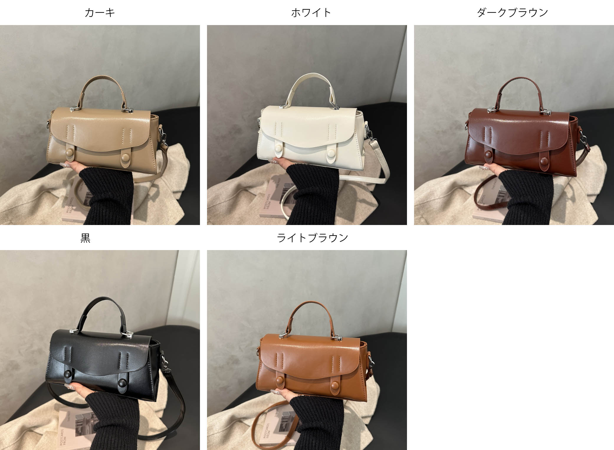 2025新作 レディース スクエア型ミニバッグ 肩掛け対応 上品ハンドバッグ