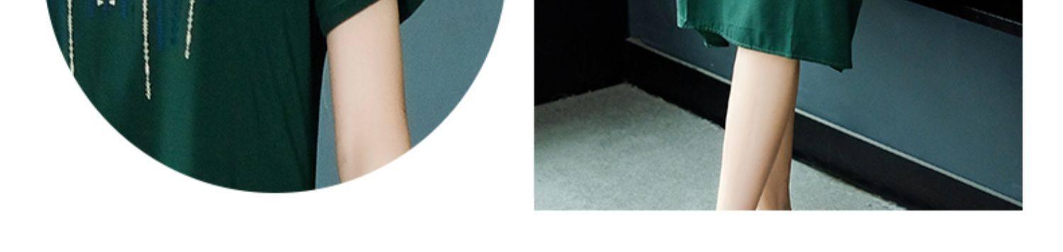 パーティードレス ビジュー刺繍が華やぐ半袖膝丈ワンピース