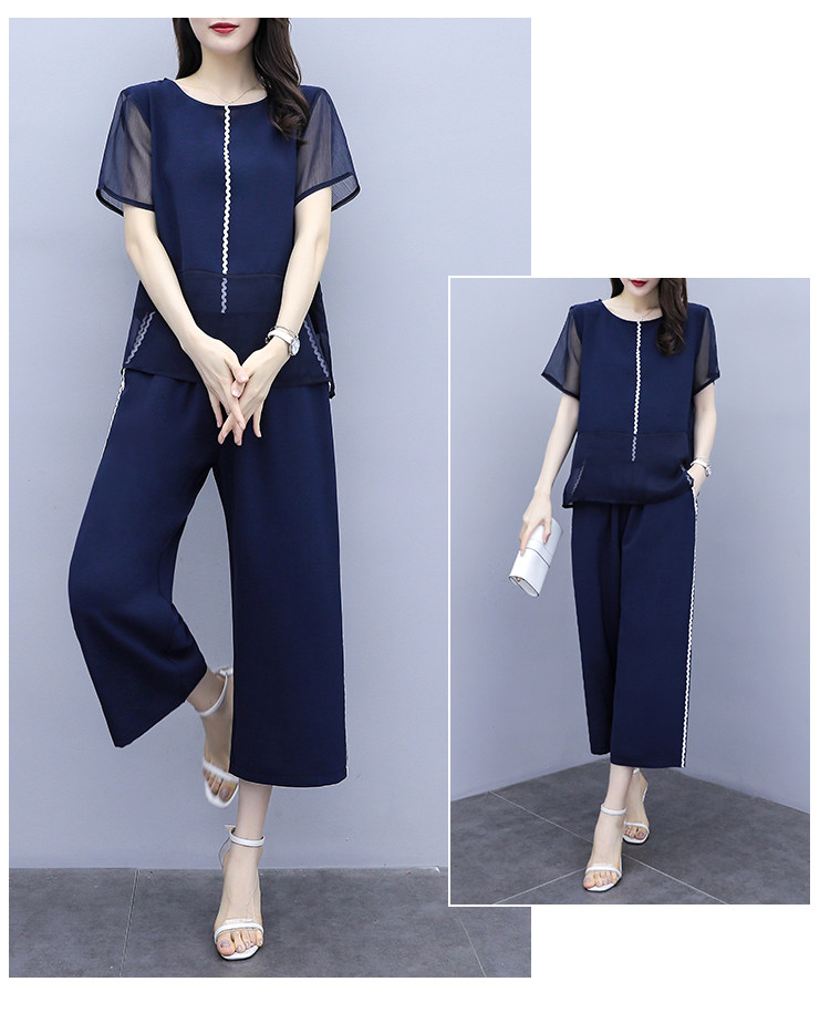 パーティードレス シフォン袖パールライン装飾セットアップ風ワンピース