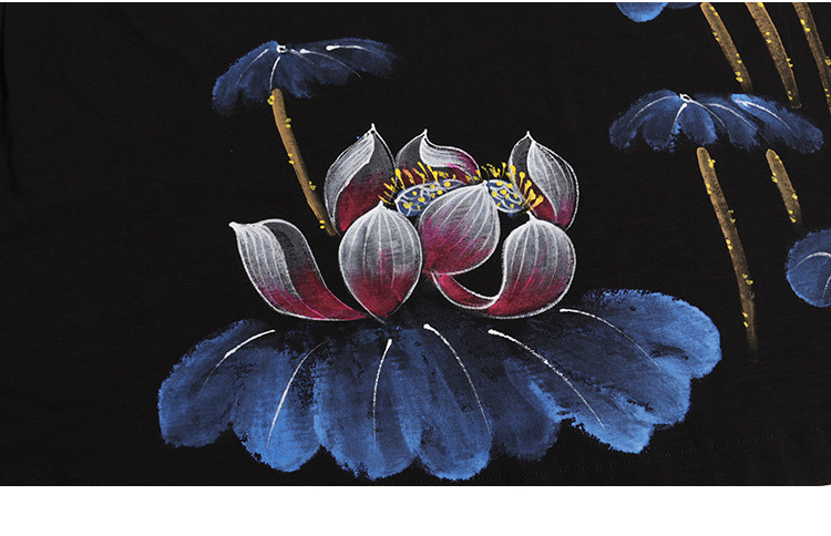 パーティードレス 蓮の花刺繍レース裾重ね着風長袖ワンピース