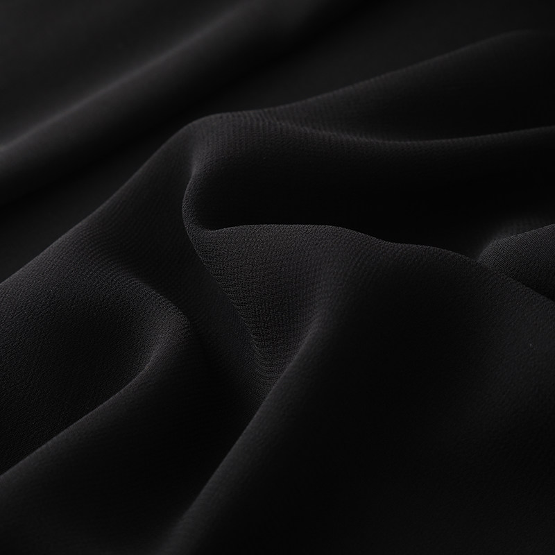 パーティードレス タッセル付きシフォン七分袖ワンピース