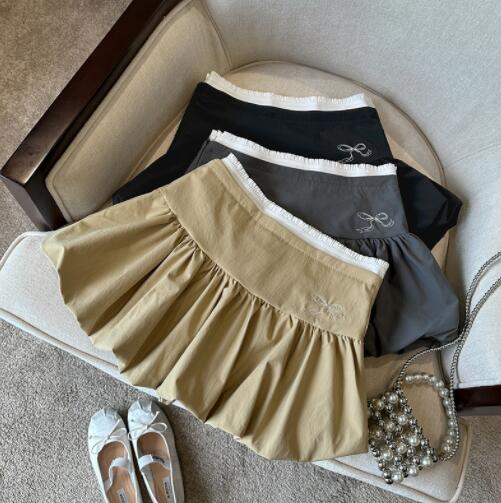 ミニスカートハイウエストフリルミニ